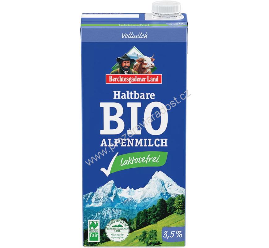 Mléko trvanlivé plnotučné bez laktózy 1 l BIO BGL