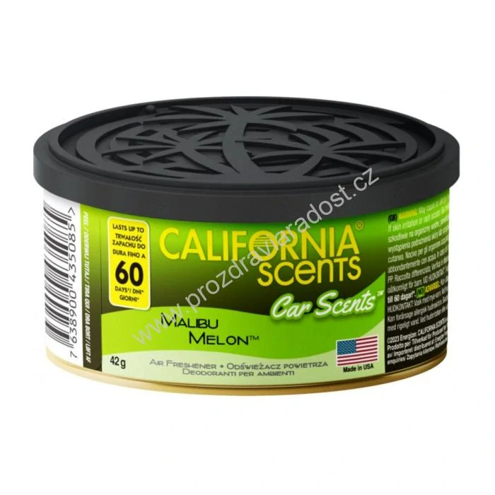 Vůně do auta Malibu Melon 42 g California Scents