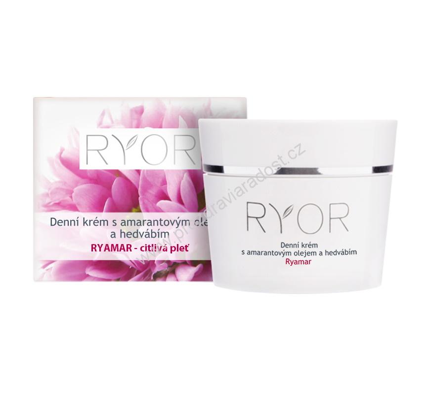 Denní krém s amarant. olejem a hedvábím 50 ml RYOR