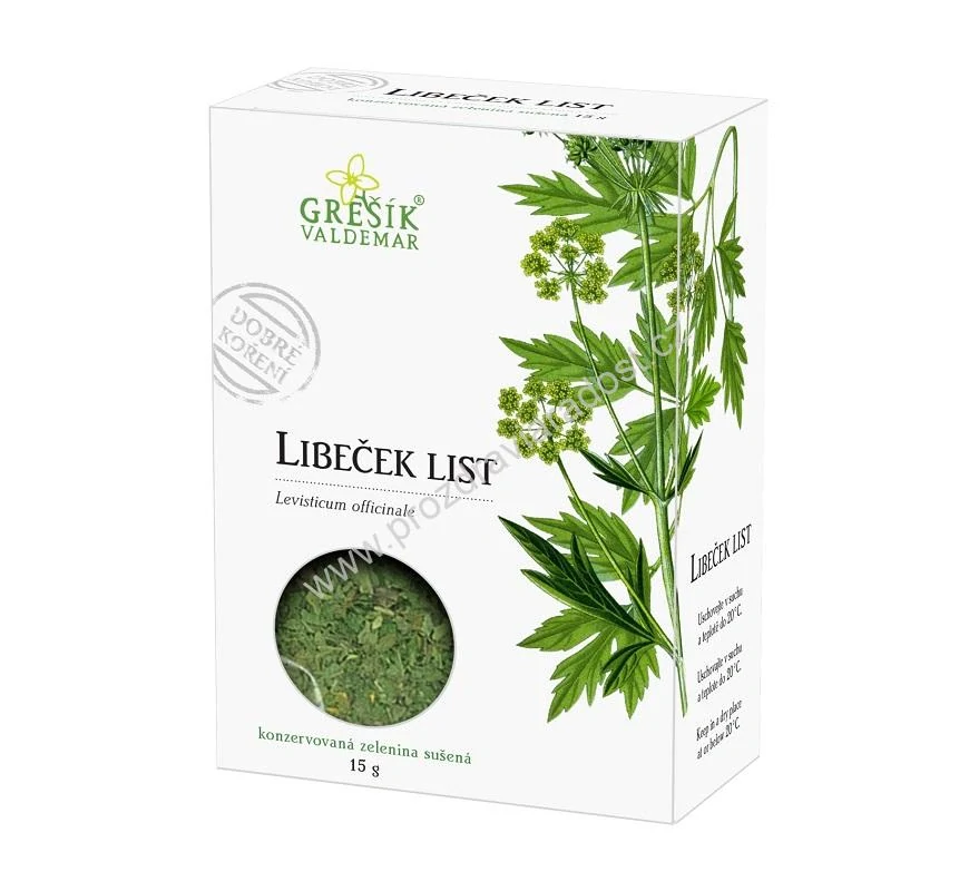Dobré koření Libeček list 15 g GREŠÍK
