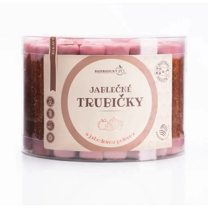Trubička jablečná jahodový jogurt
