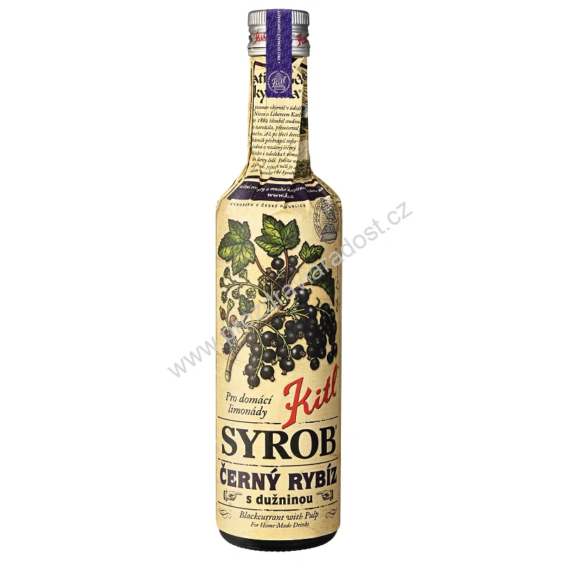 Syrob Černý rybíz 500 ml KITL