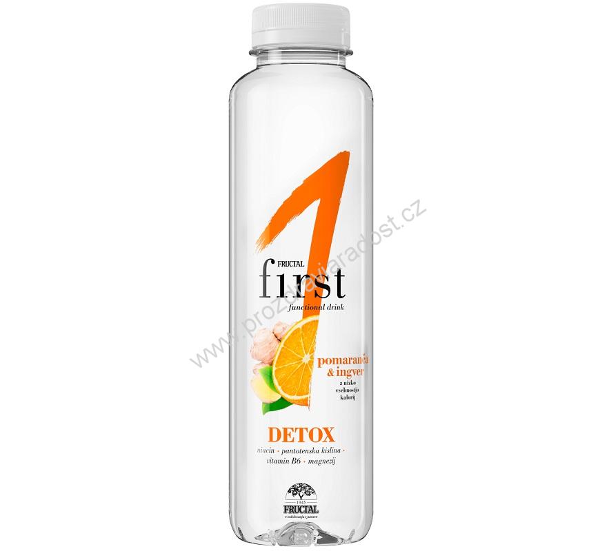 Fructal drink Detox pomeranč-zázvor 500 ml