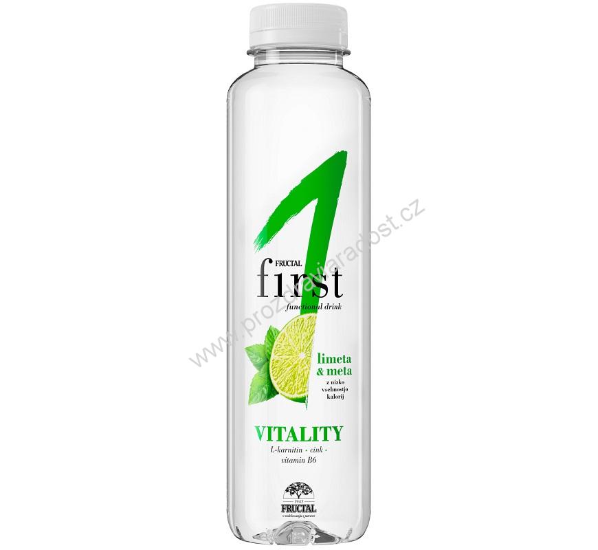 Fructal drink Vitality limetka-máta 500 ml