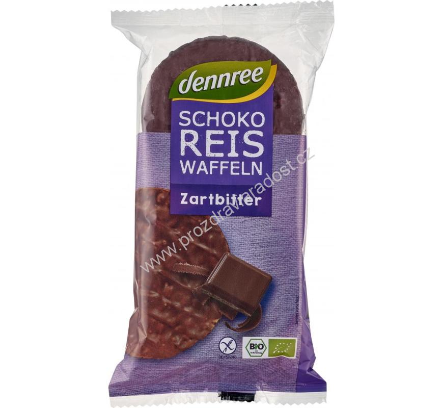 Chlebíčky rýžové hořká čokoláda 100 g BIO DENNREE