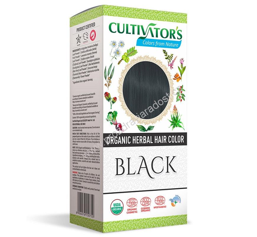 CULTIVATOR barva na vlasy Černá