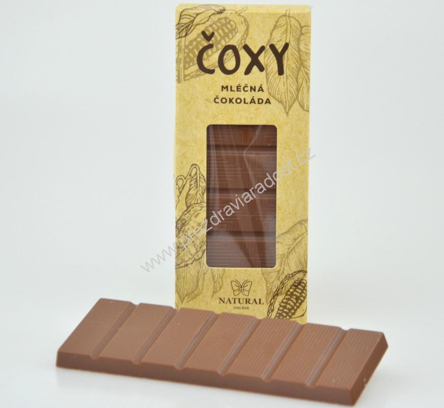ČOXY mléčná čokoláda s xylitolem 50 g NATURAL J.