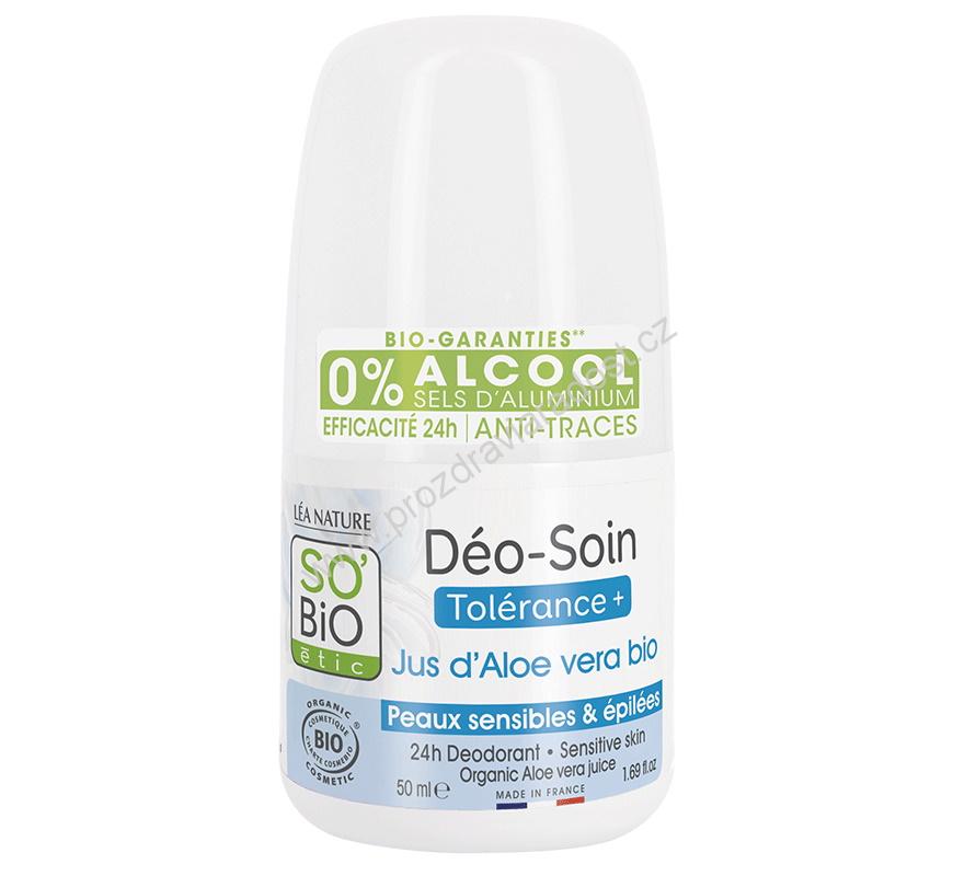 Deodorant 24h Tolerance+ 50 ml BIO SO’BIO