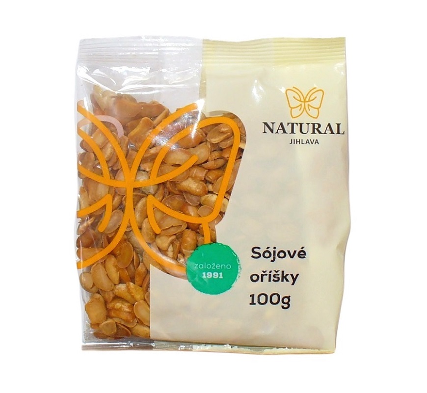 Sójové oříšky pražené 100 g NATURAL J.