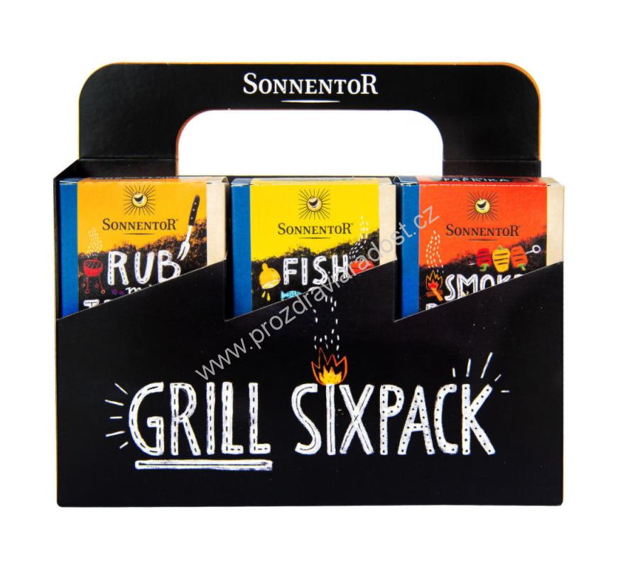 Sada 6 druhů grilovacího koření 415 g BIO SONNENTOR