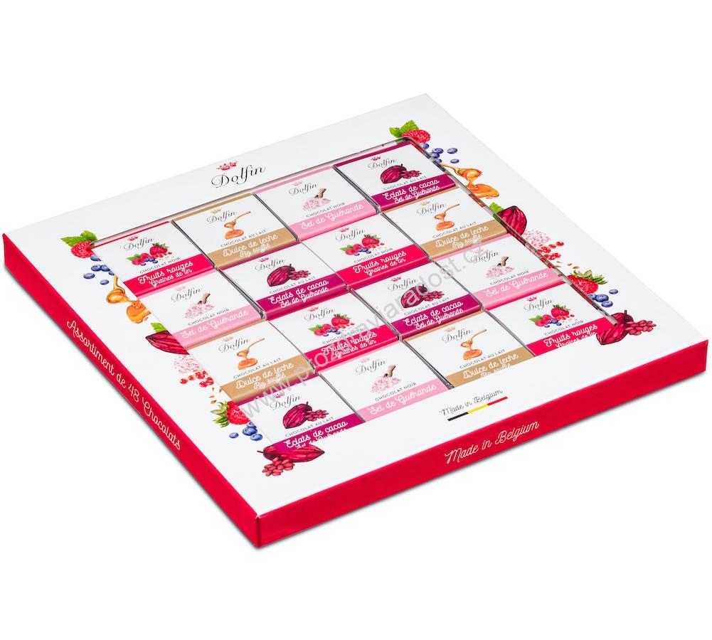 Dárkový box Sweet & Salty 48 ks čokolád DOLFIN