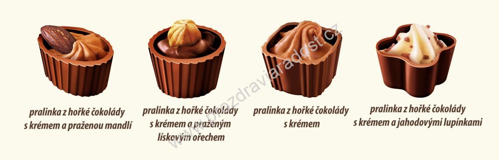 Čokoládové pohárky - vánoční baňky 110 g SELLLOT