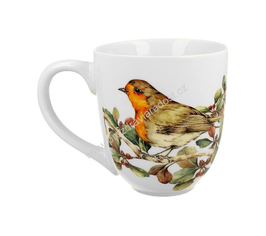 Porcelánový hrnek XXL 1000 ml Červenky