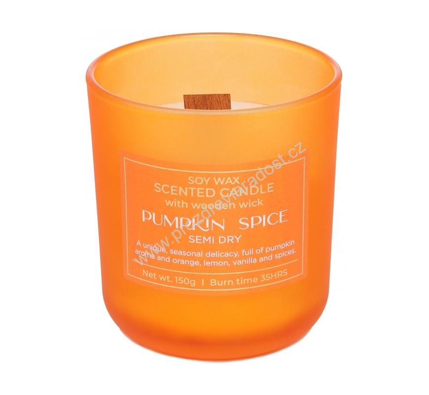 Svíčka vonná PUMPKIN SPICE - Semi Dry 150 g BARTEK