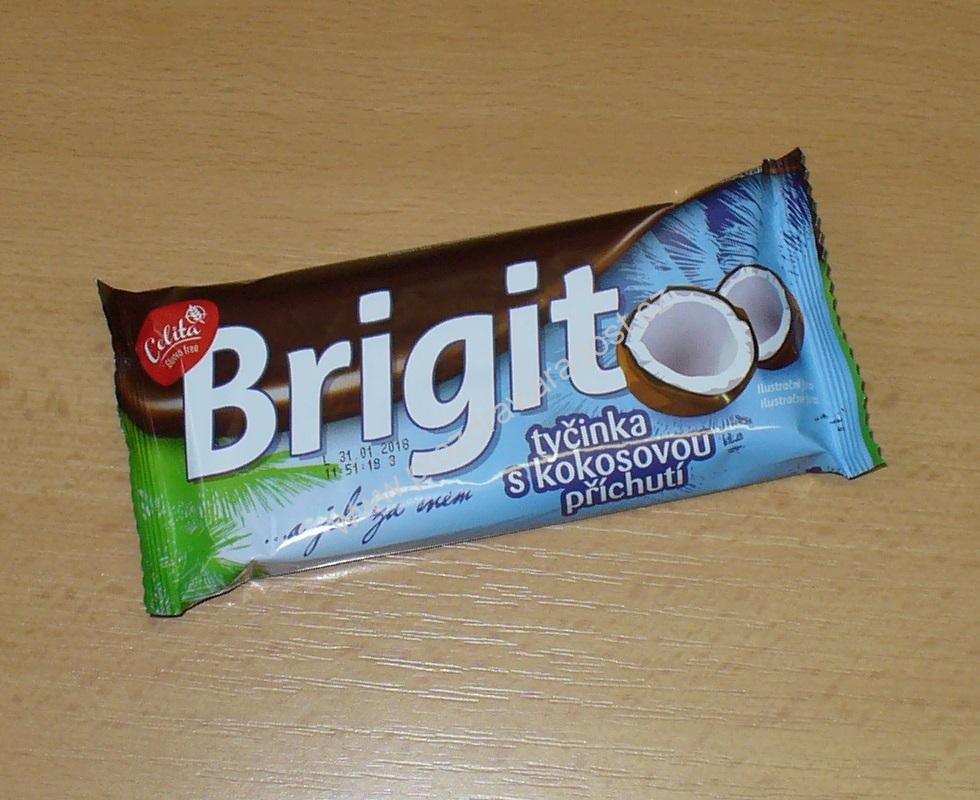 Brigit tyčinka kokosová v polevě 90 g SOCO