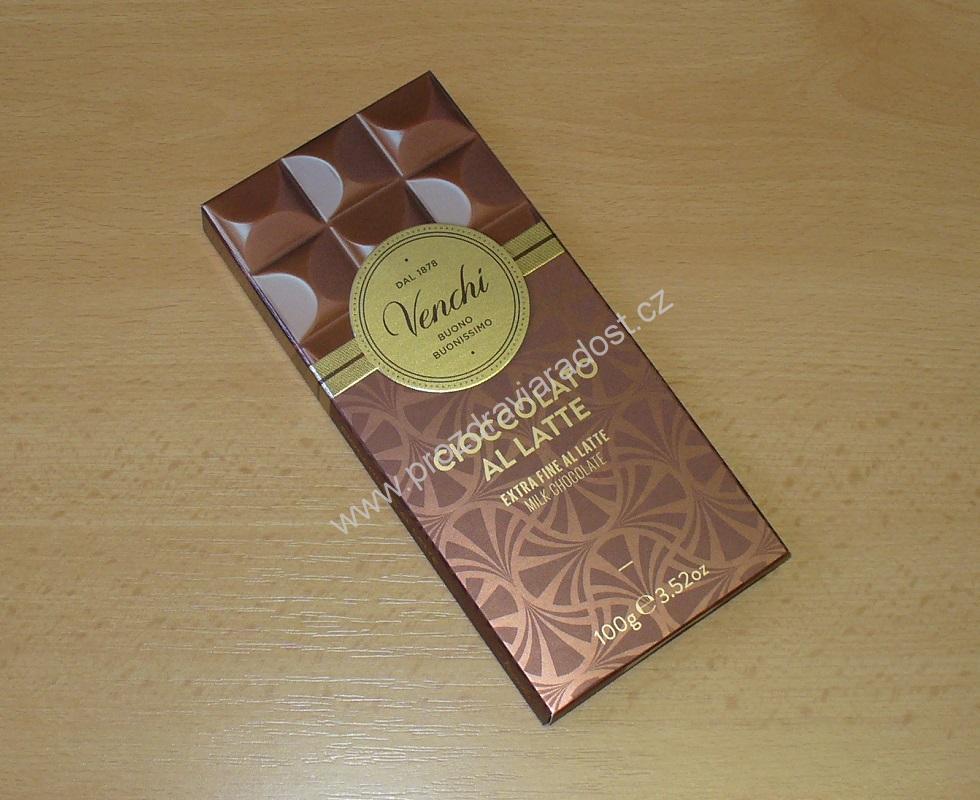 Venchi Extra mléčná čokoláda 78 g