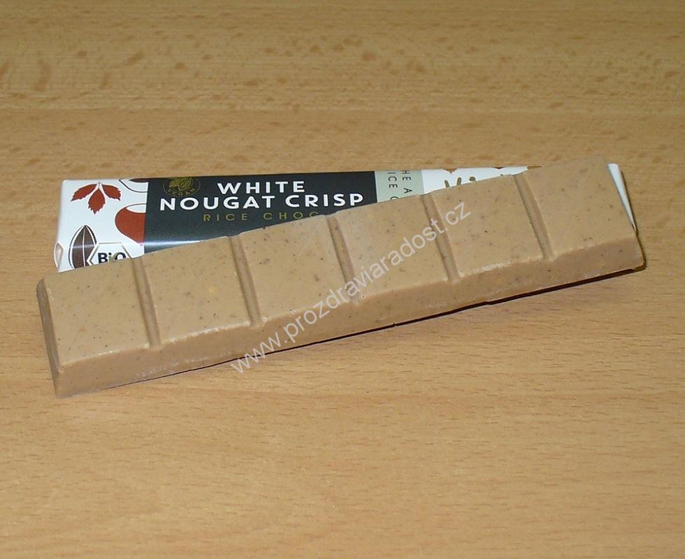 Tyčinka vegan bílý nugát 35 g BIO VIVANI