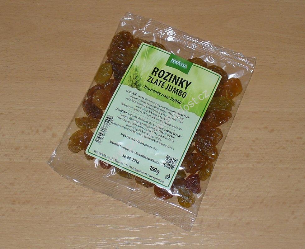 Rozinky zlaté Jumbo 100 g PROVITA