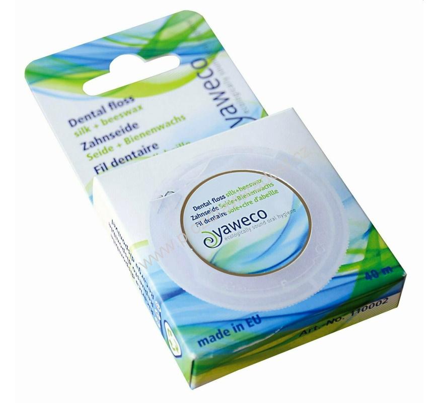 Yaweco Dentální nit z hedvábí 40 m eco