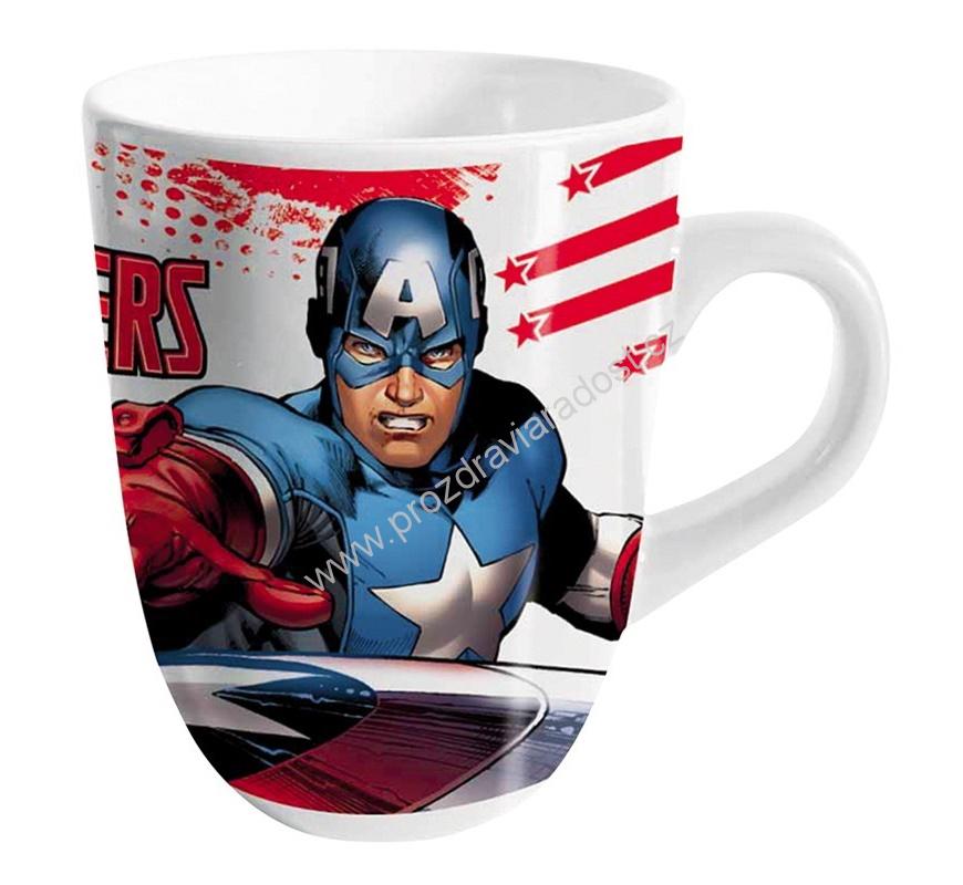 Hrnek Captain America + kakaové kuličky ZAINI