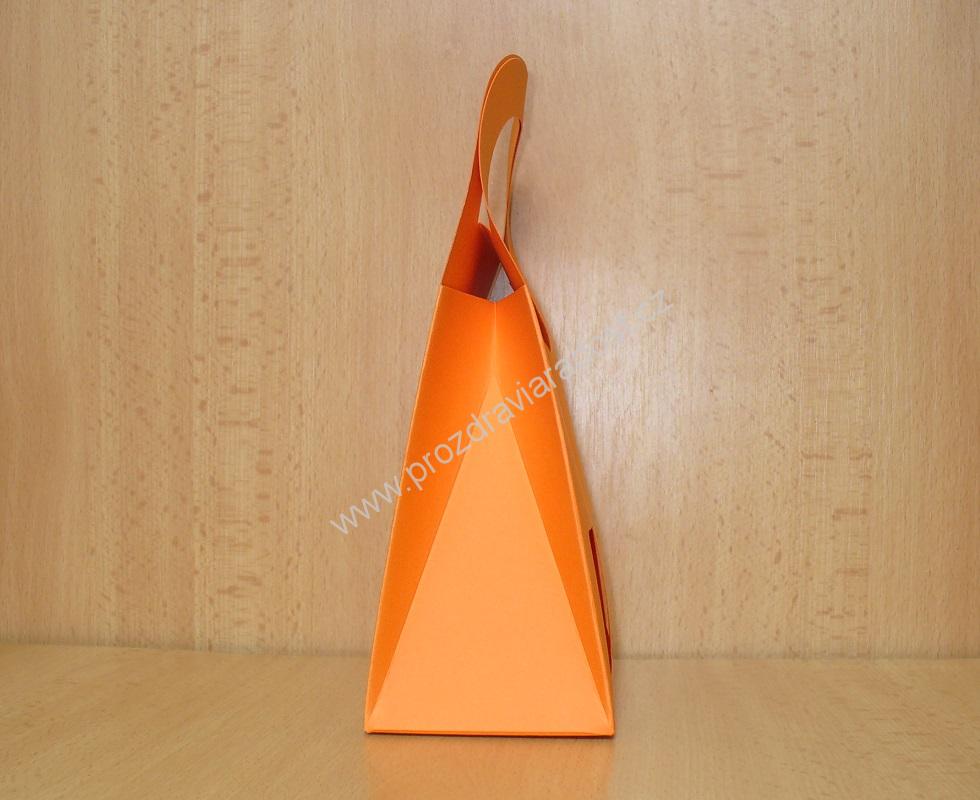 Taštička prázdná oranžová