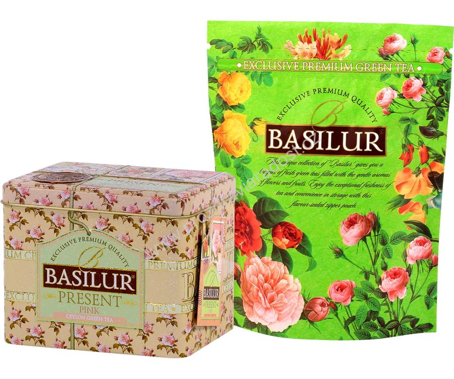 Basilur Present Pink Green Tea 100 g