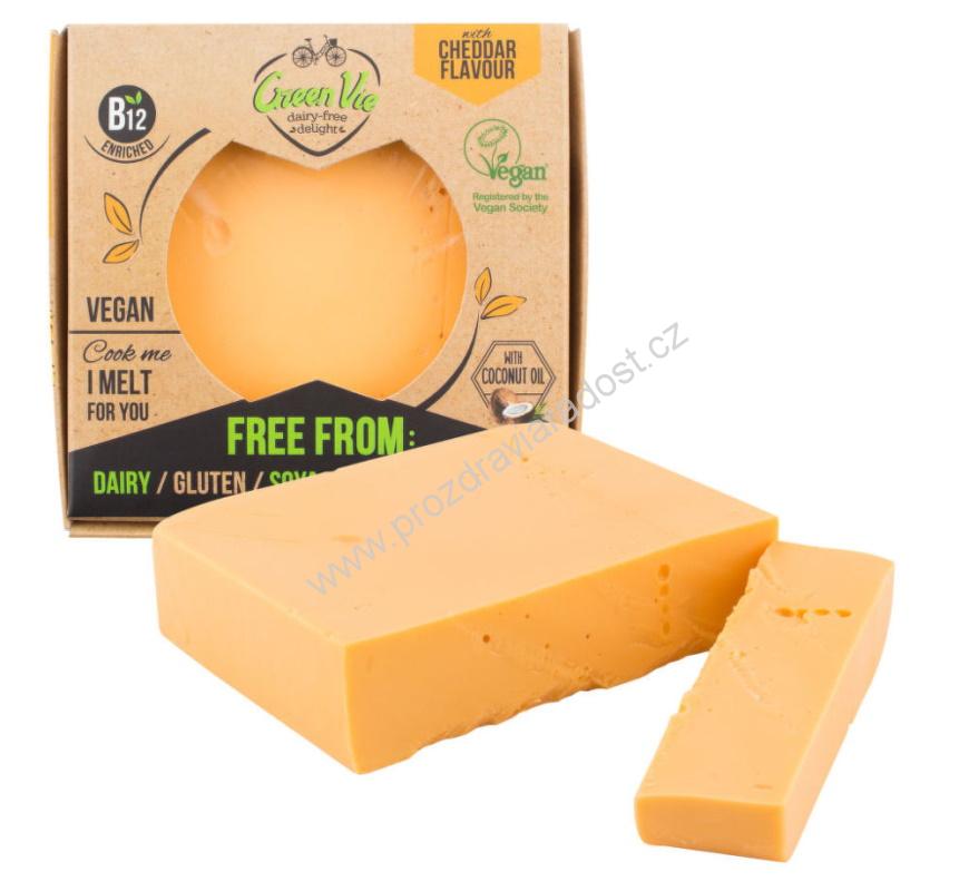 GreenVie blok s příchutí cheddaru 250 g