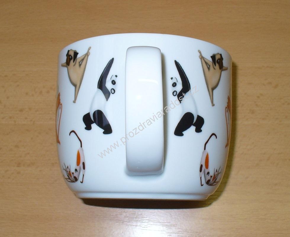 Porcelánový hrnek Hodina jógy 750 ml