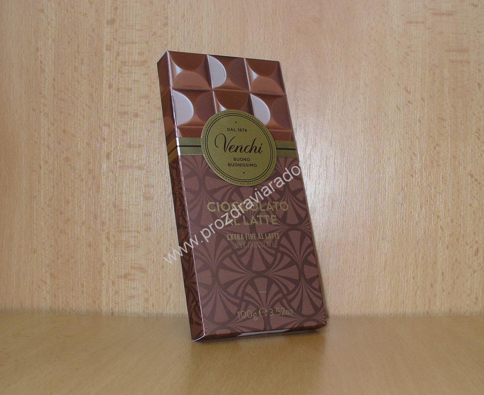 Venchi Extra mléčná čokoláda 78 g