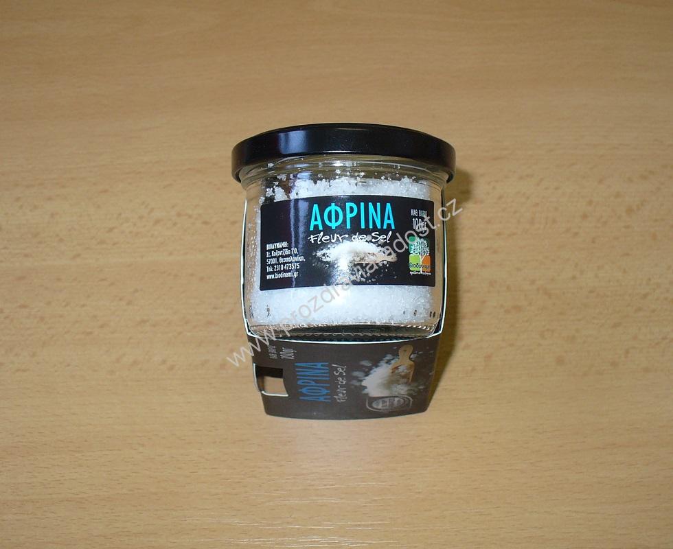 Afrina sůl Fleur De Sel 100 g Biodinami