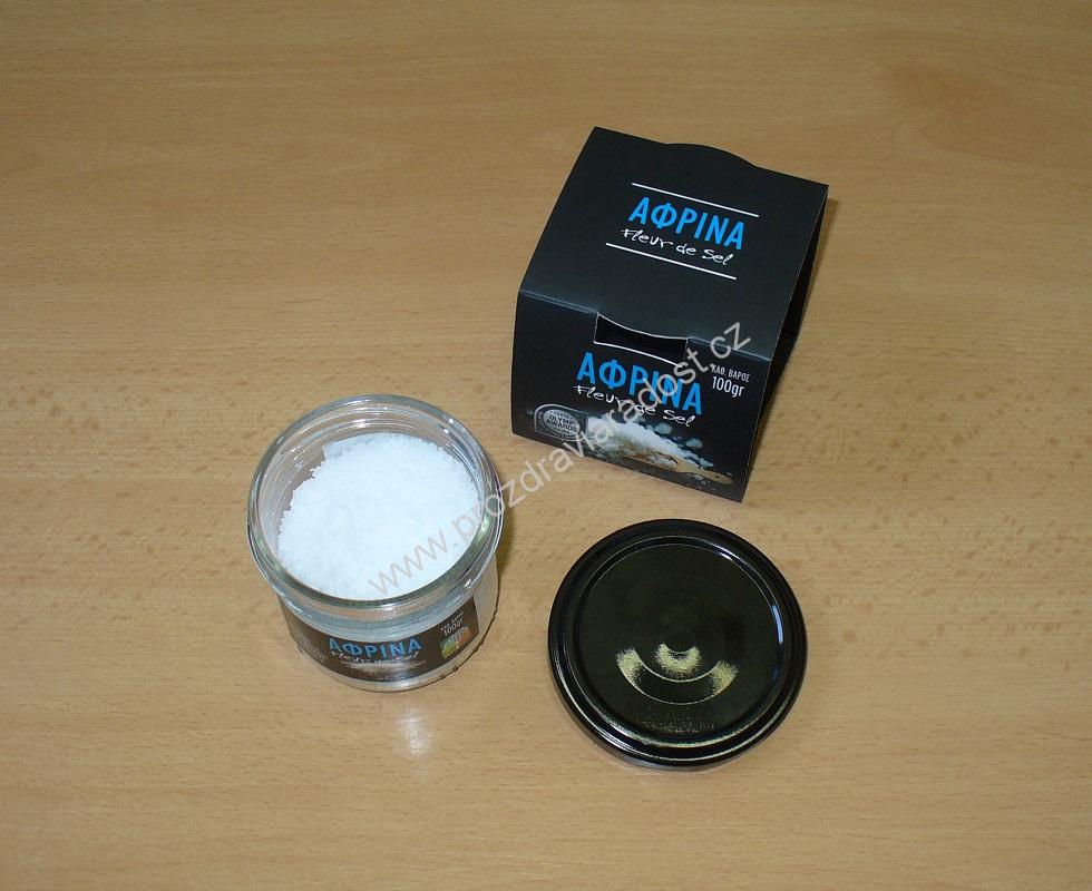 Afrina sůl Fleur De Sel 100 g Biodinami