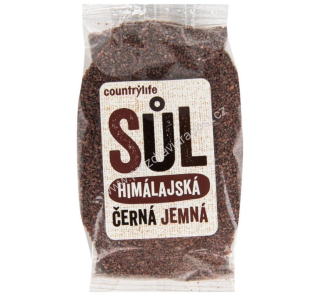 Sůl černá jemná 250 g COUNTRY LIFE