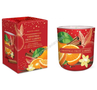Svíčka vonná ORANGE WITH CINNAMON 150 g BARTEK