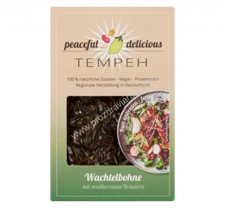 Peaceful delicious Tempeh z fazolí Pinto se středomořskými bylinkami 200 g Bio