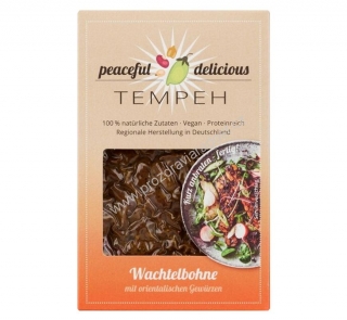 Peaceful delicious Tempeh z fazolí Pinto s orientálním kořením 200 g Bio