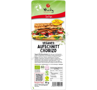 Wheaty Chorizo nářez vegan 80 g BIO