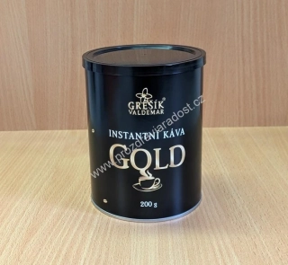 Instantní káva GOLD 200 g GREŠÍK