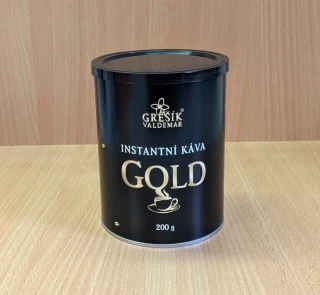 Instantní káva GOLD 200 g GREŠÍK