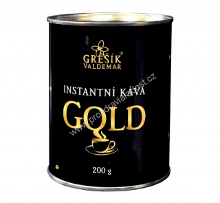 Instantní káva GOLD 200 g GREŠÍK