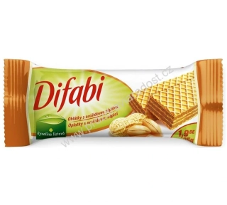 Difabi Oplatky s arašídovou náplní 35 g PLH