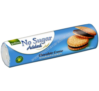 Sušenky Sandwich cookies plněné bez přid. cukru 250 g GULLÓN