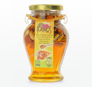 Krétský med se směsí ořechů 250 g MINOS