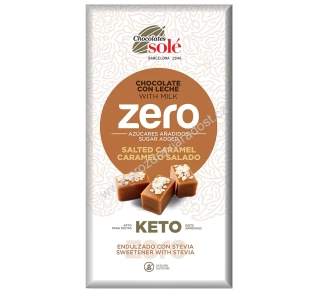 Čokoláda mléčná slaný karamel se stévií 100 g SOLÉ
