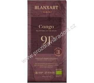 Čokoláda 91% Congo 75 g BIO BLANXART