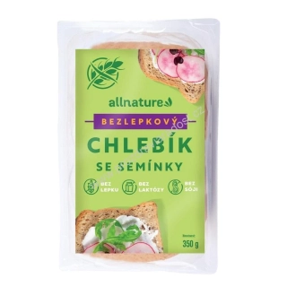 Chléb se semínky bez lepku 350 g ALLNATURE