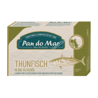 Tuňák BIO olivovém oleji 120 g msc Pan do Mar