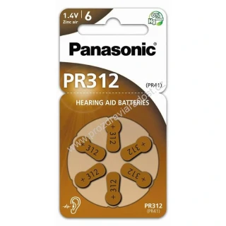Panasonic PR312 baterie do naslouchadel