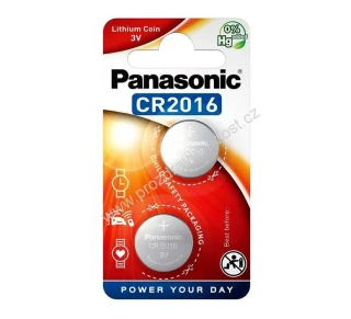 Panasonic baterie 3V CR2016 blistr 2 ks