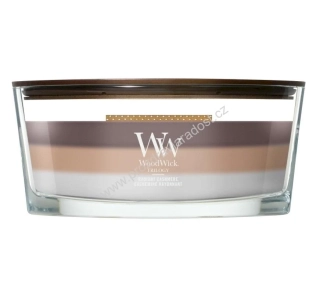 WoodWick Trilogy Radiant Cashmere svíčka Loď
