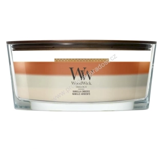 WoodWick Trilogy Vanilla Embers svíčka Loď